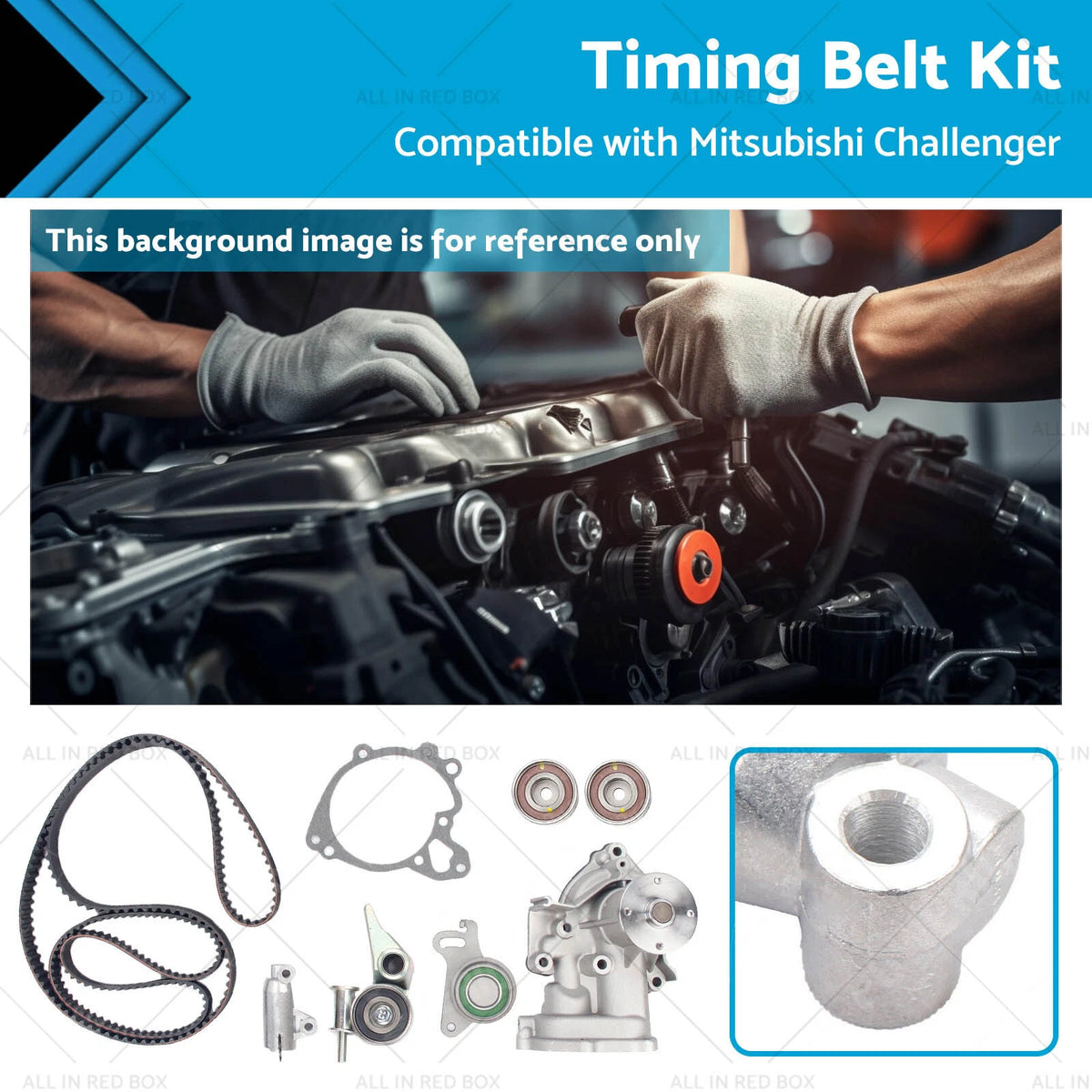 Timing Belt Kit for Mitsubishi Challenger Triton ML MN 4D56T 2.5L (2008–2015)