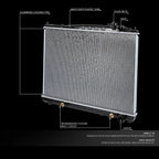 Aluminum Radiator for Nissan Pathfinder/Infiniti QX4 (1996–2000) DPI 2075