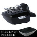 Trunk Backrest Pad Rack for Harley Touring Street Road Glide (2014–2026)
