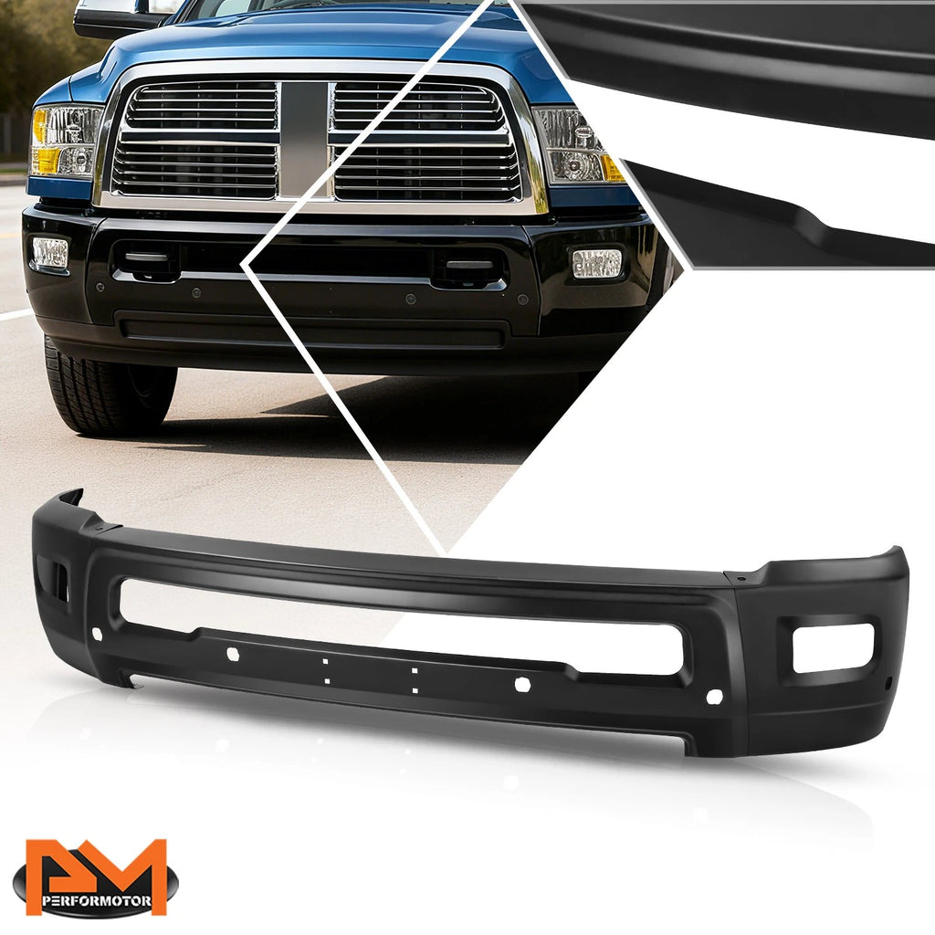 Front Bumper Face Bar for Dodge Ram 2500 3500 (2010–2018) w/Fog Light Cutouts