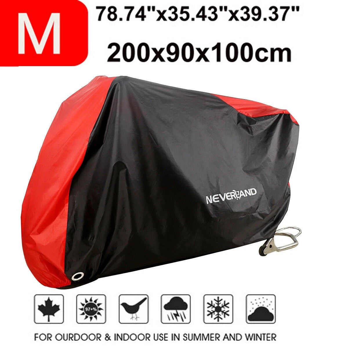 Waterproof Motorcycle Cover for Scooter Moped (1x)