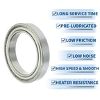 Deep Groove Ball Bearing 6914ZZ for Scooter Skateboard (P5, 70x100x16mm)