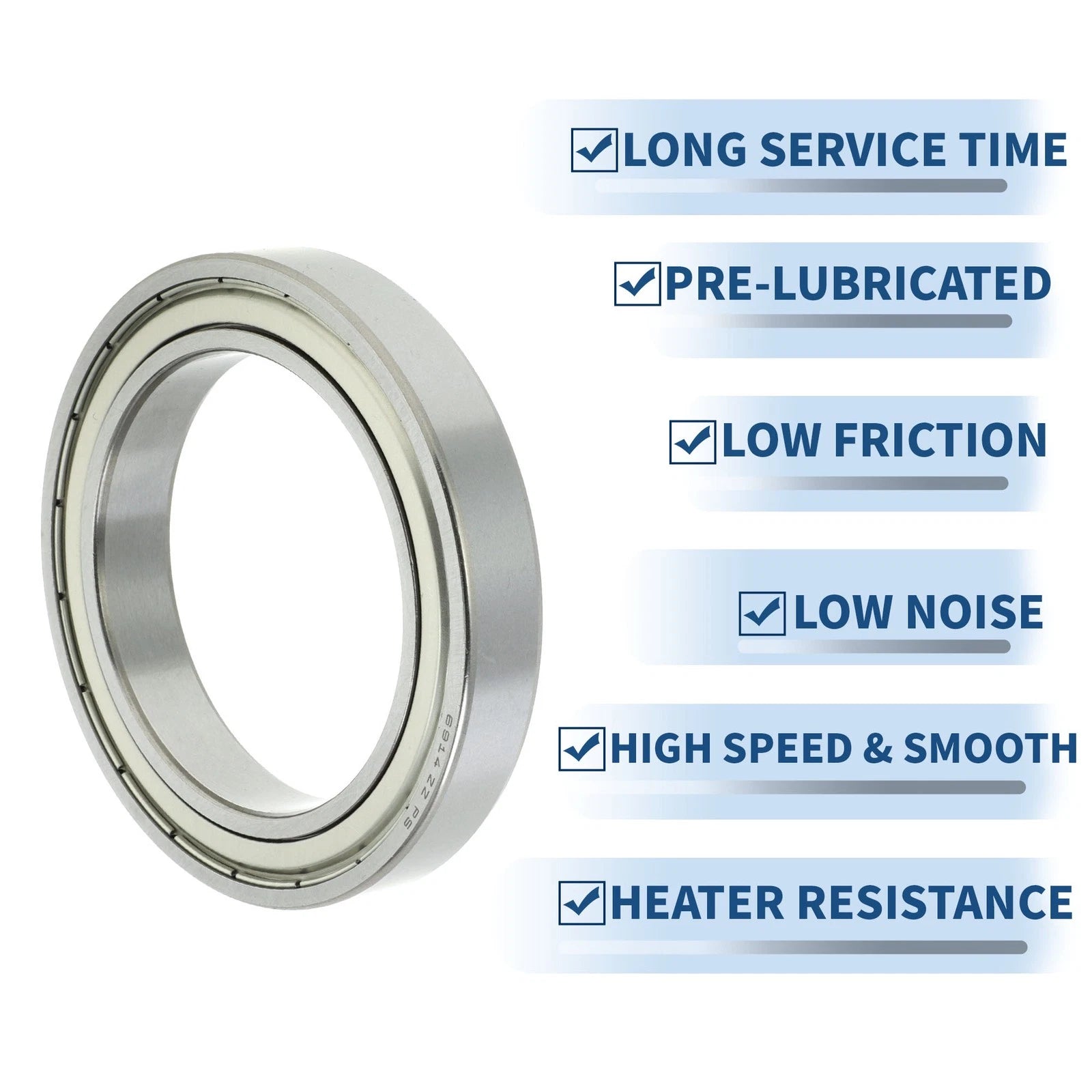Deep Groove Ball Bearing 6914ZZ for Scooter Skateboard (P5, 70x100x16mm)