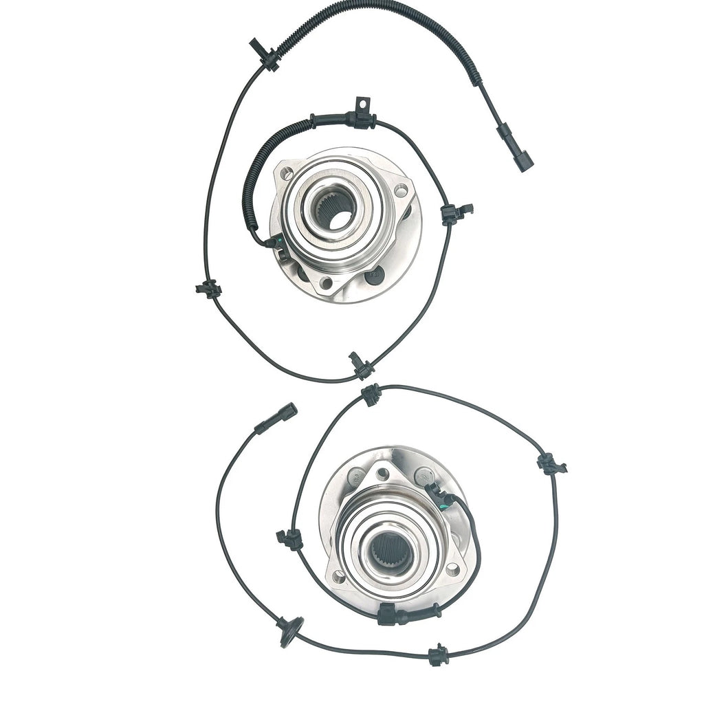 2X Front Wheel Hub and Bearing Assembly 513176 for Jeep Liberty (2002–2007) w/ABS