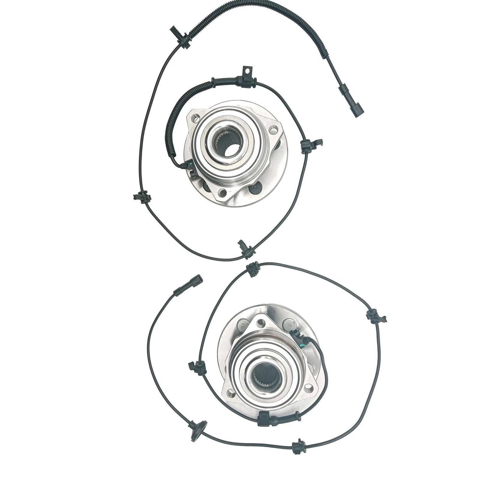 2X Front Wheel Hub and Bearing Assembly 513176 for Jeep Liberty (2002–2007) w/ABS