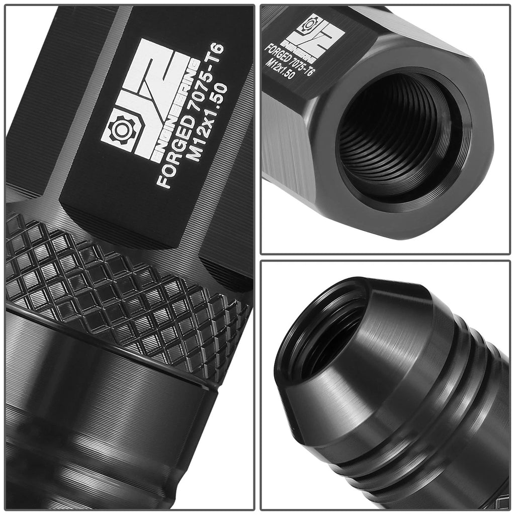 Set of 20 Open End Lug Nuts M12 X1.5 21mm OD for Multiple Models