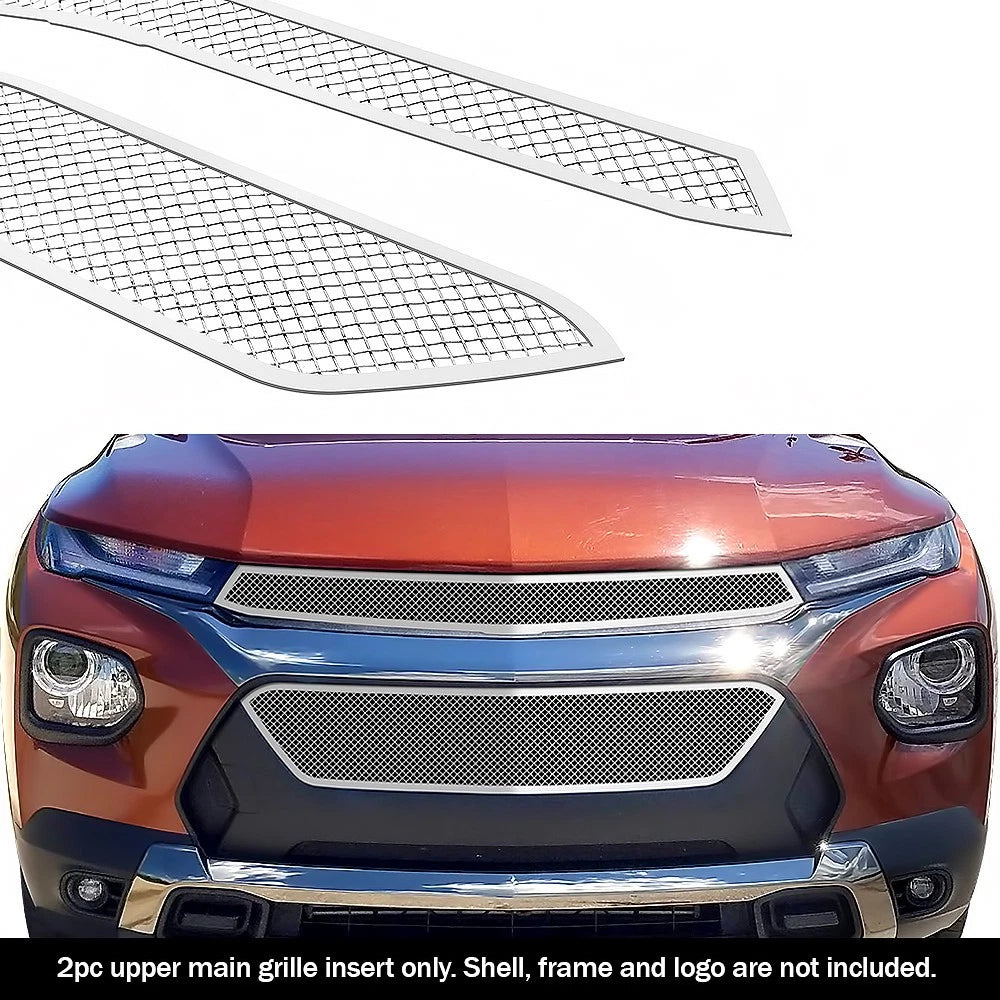 Stainless Chrome Mesh Grille Insert for Chevy Trailblazer (2021-2023)