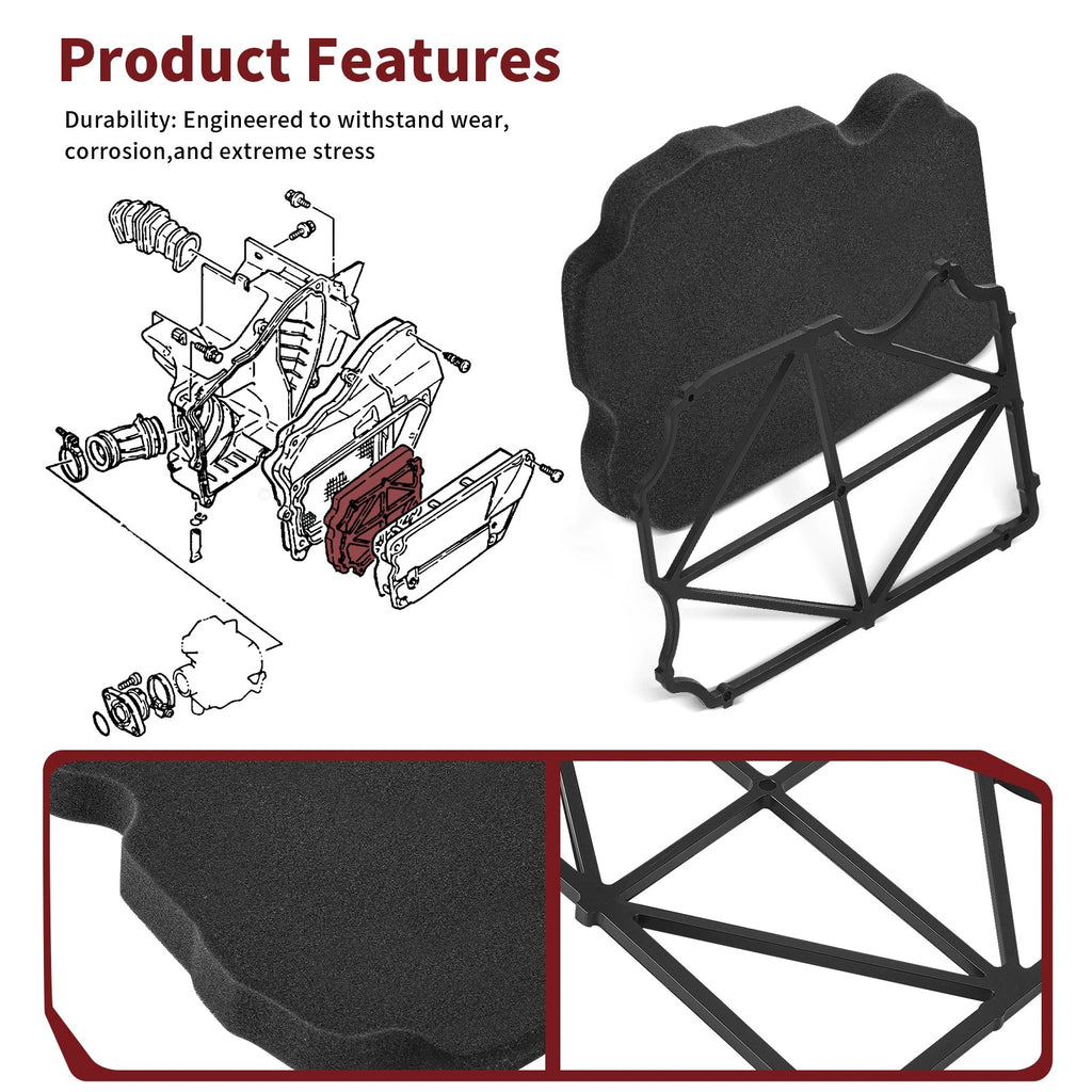 Air Filter for Yamaha TW200 Trailway (1987–2024) 2JX-14451-00-00 w/ Guide Holder