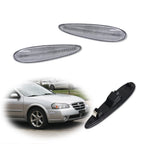 Set of 2 Clear Front Corner Side Marker Lights for Nissan Maxima