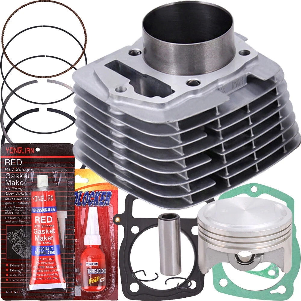 Top End Kit Cylinder Piston Gasket for Honda CRF230F (2003–2019) SL230 (1997–2008)