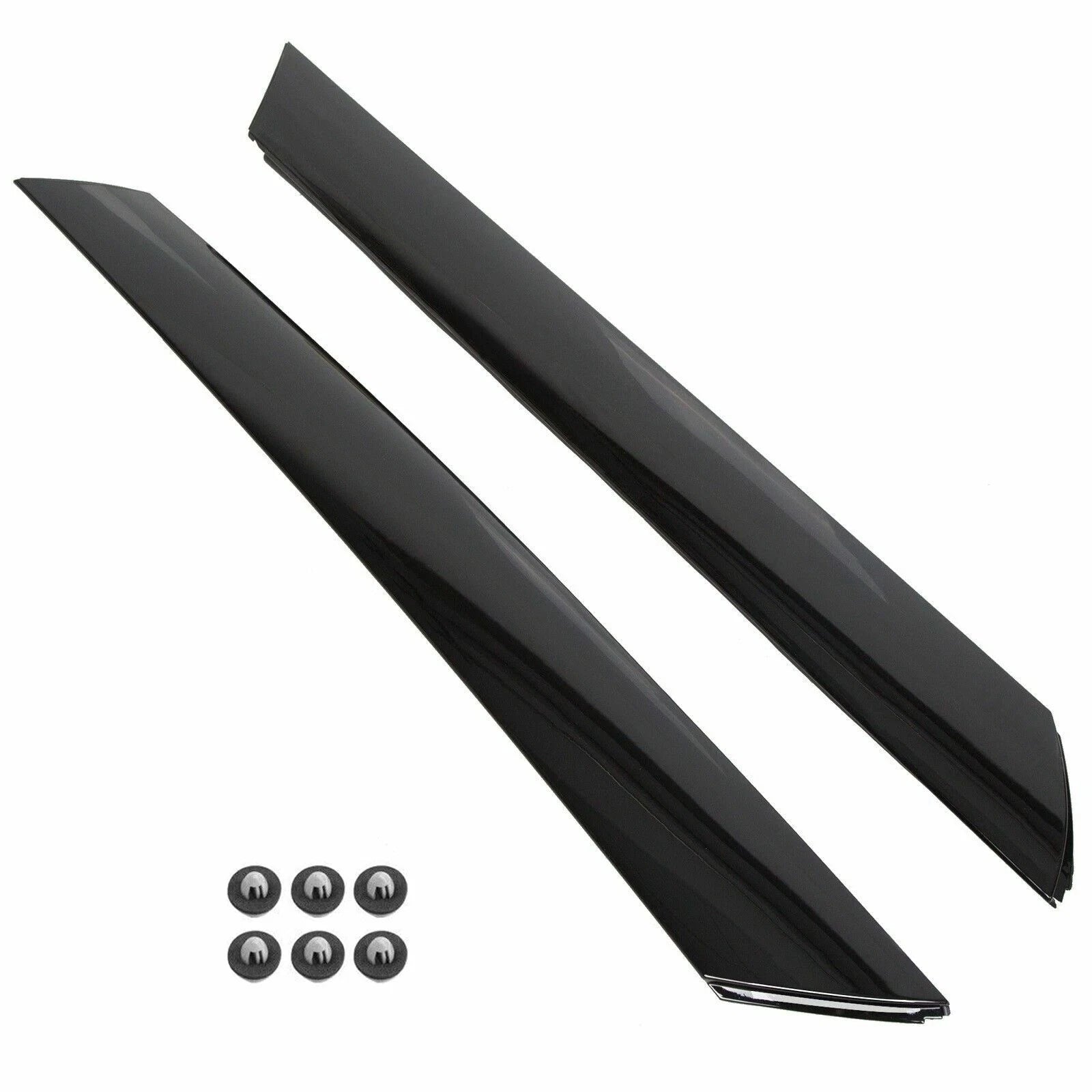 Pair Windshield Pillar Trim Molding for Kia Soul (2010–2013) 2Pcs LH+RH