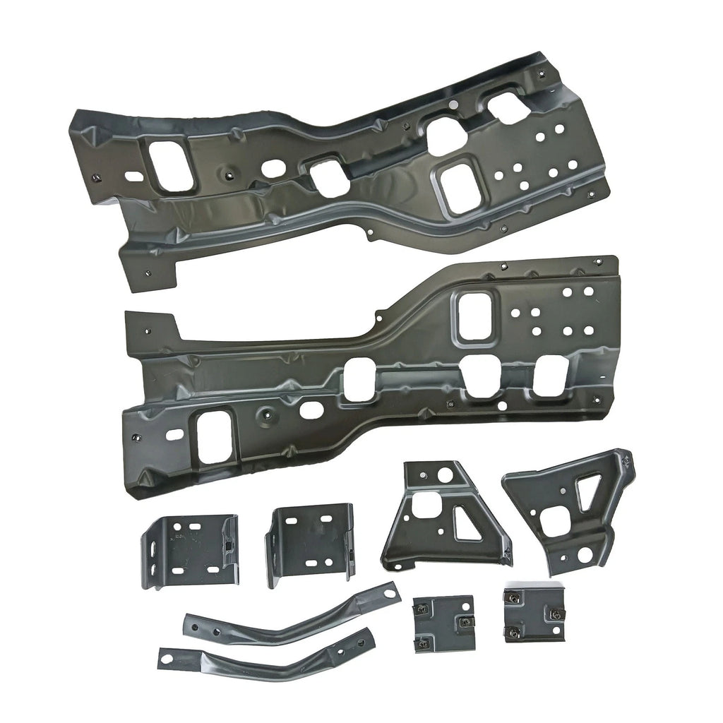 Set of 10 Front Bumper Impact Bracket Braces for Silverado 2500HD (2011-2014)