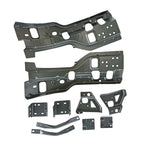 Set of 10 Front Bumper Impact Bracket Braces for Silverado 2500HD (2011-2014)