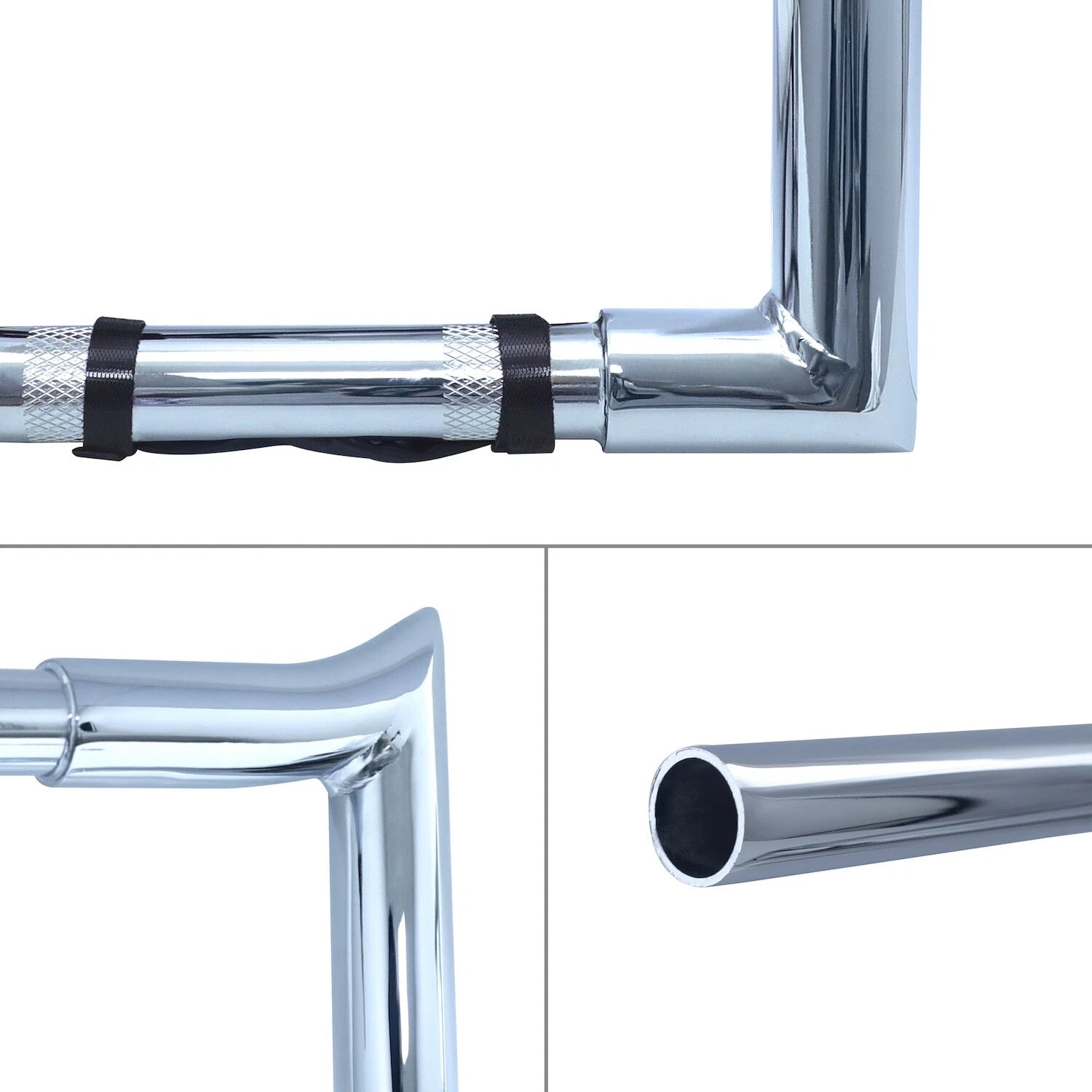 Chrome 14" Prewired 1.25" Handlebar Ape Hanger for Harley Road King (2008–2013)