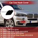Rear Bumper Tow Hook Cover for BMW 428i Black (2014-2016)