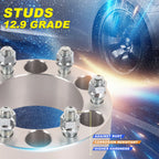 Set of 4 Wheel Spacer Adapters for Chevy GMC (6x5.5")