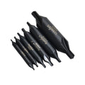 6PCS Chamfering Tool Set HSS Countersink Center Drills 1-5mm