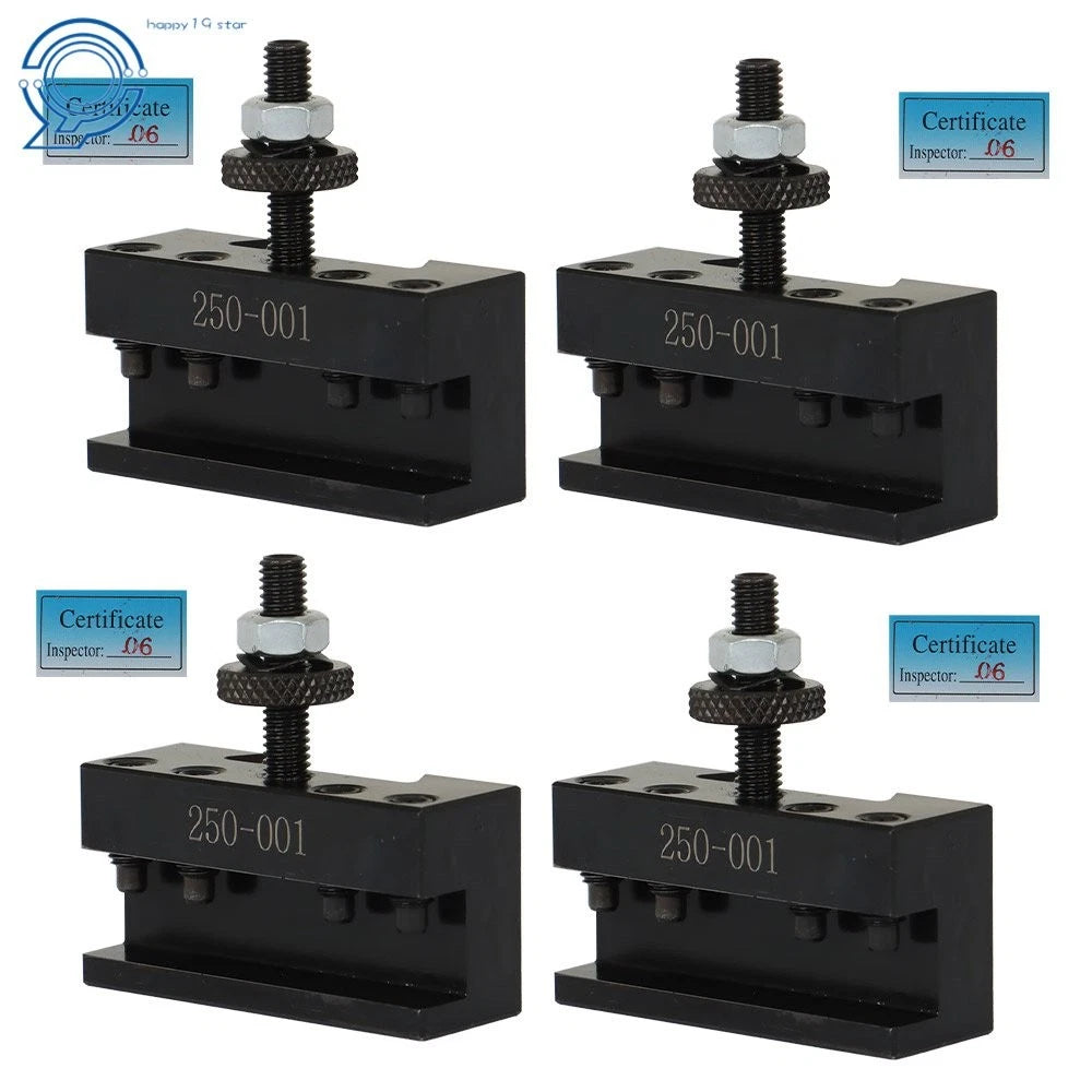 Set of 4 OXA #1 250-001 Quick Change Lathe Tool Post Holder