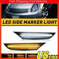 Sequential Switchback LED Side Marker Lights for Infiniti G35 Sedan (2003–2006)