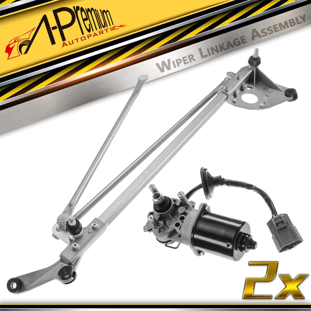Windshield Wiper Linkage Assembly with Motor for Honda Accord (1994–1999)