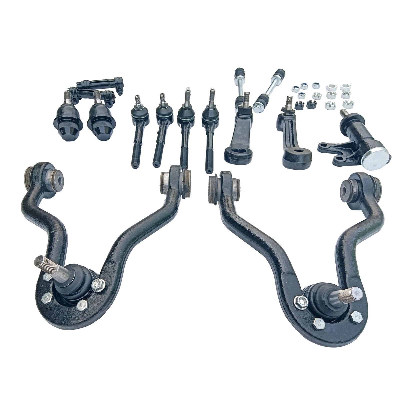 15PC Front Upper Control Arm Sway Bar Ball Joint for Chevy K1500 Tahoe Yukon (1995–2000)
