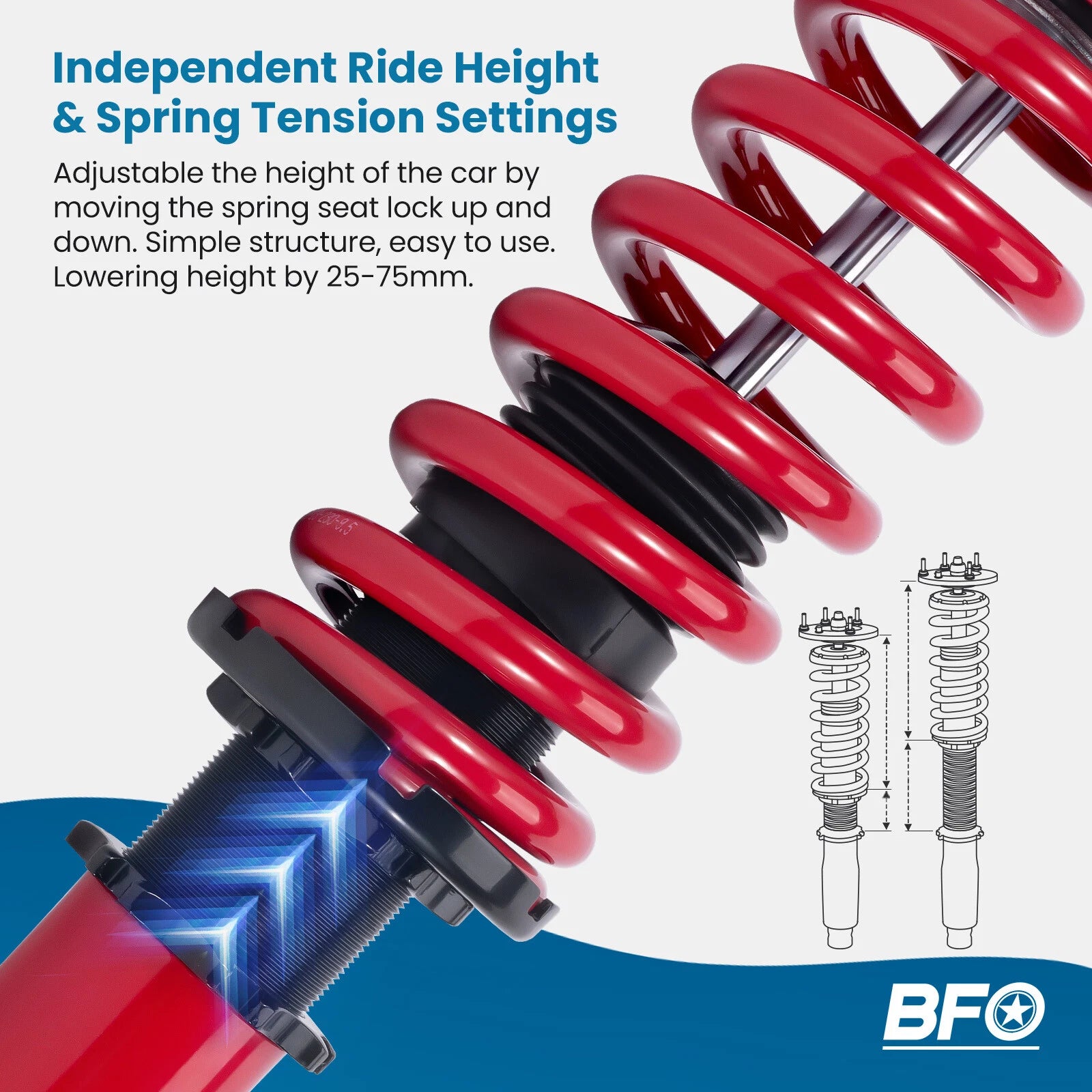 Coilovers for Lexus IS300/IS200 (1999-2005) Adjustable Height Suspension Kit