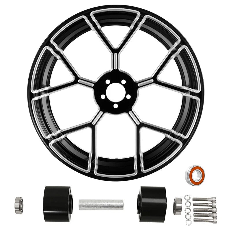 18" Front Wheel Rim & Dual Disc Hub for Harley Touring ABS (1997–2021)