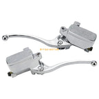 1" Motorcycle Handlebar Hydraulic Brake Master Cylinder & Clutch Lever for