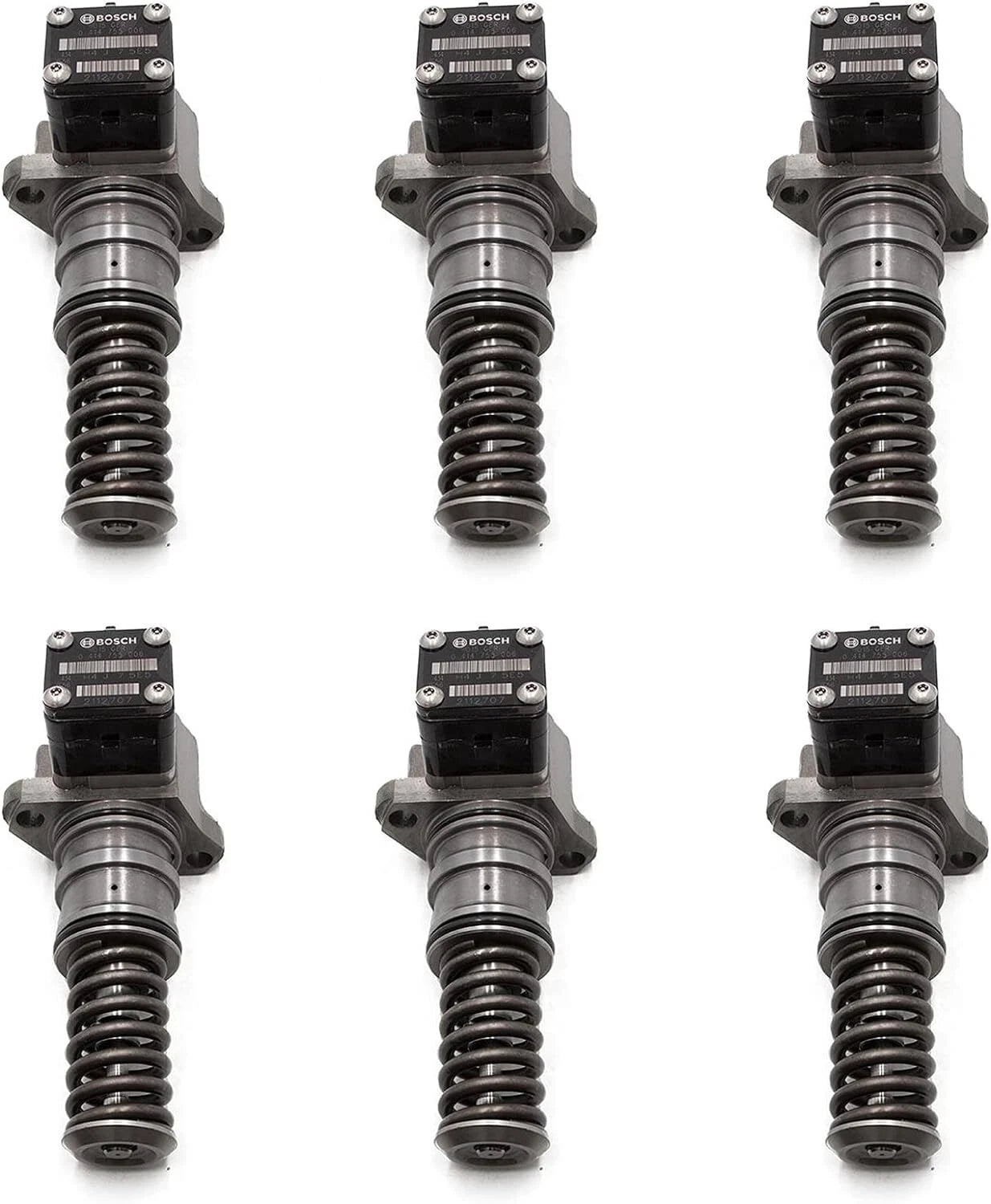6Pcs Diesel Fuel Injector 10116257 for Liebherr L538 (Diesel Engine)