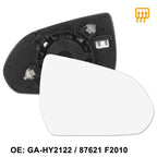Heated Mirror Glass w/ Backing RH for Hyundai Elantra (2015–2018)