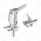 Stud Mount Valve Spring Compressor Tool for Rocker Studs (3/8, 7/16)