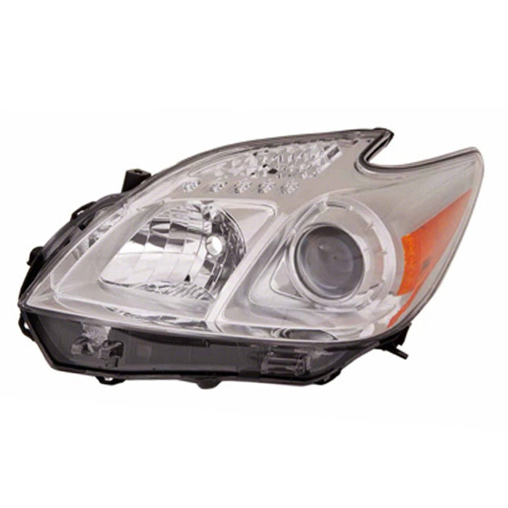 Replacement Driver Side Halogen Headlight Lens Housing for Toyota Prius (2012–2015)