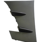 Front Driver Side Outer Bumper Cover Grille Replacement for Black Textured Polypropylene