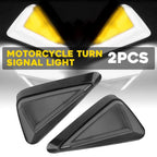 2 LED DRL Turn Signal Light Indicator Blinker for Universal Motorcycle (P)