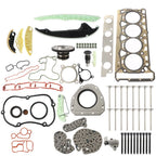 Timing Chain Head Gasket Set with Intake Exhaust Valves for Audi A3 A5 (2008–2016)