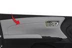Leather Door Panel Cover for Toyota Avalon (2013–2018) Gray