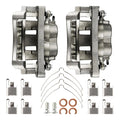 2X Front Brake Calipers with Bracket for Ford Excursion F-250 Super Duty (2000–2005)