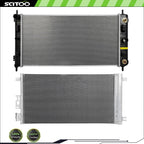 Radiator and A/C Condenser Kit for Chevrolet Malibu (2004–2010)