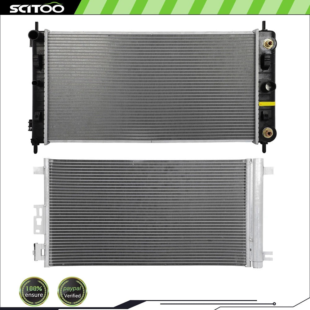 Radiator and A/C Condenser Kit for Chevrolet Malibu (2004–2010)
