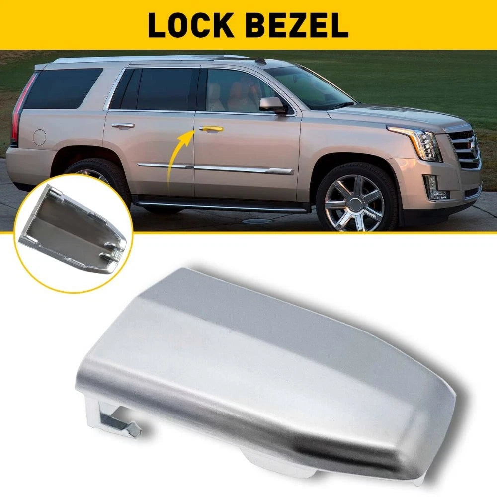 Chrome Door Lock Cylinder Cover Trim for Cadillac Escalade (2015–2019)
