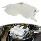 Coolant Radiator Reservoir Tank 8E0121403A w/ Sensor for Audi A4 (2002–2008)