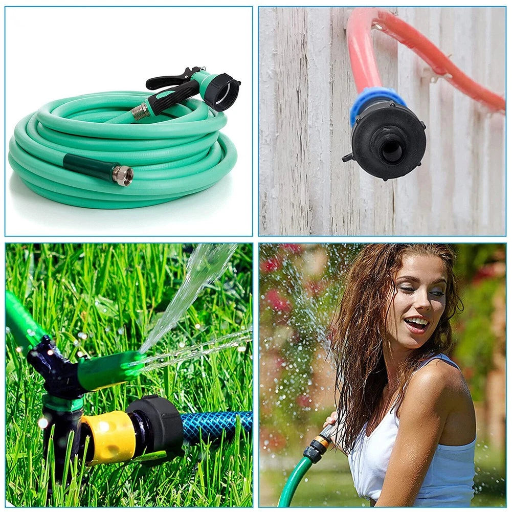 IBC Tote Tank Water Adapter Coarse Thread Connector for Garden Hose