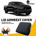 Microfiber Leather Center Console Lid Armrest Cover for Dodge Ram (2013–2018)