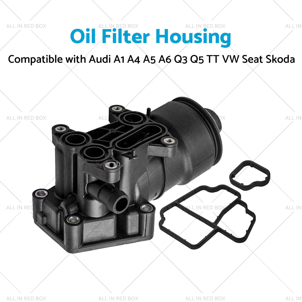 Oil Filter Housing 03L115389H for VW Audi Seat Skoda A1 A4 A5 A6 Q3 Q5 (2003–2023)
