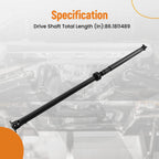 Driveshaft Assembly Rear for Nissan Rogue Sport Qashqai (2017–2019)