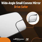 Blind Spot Mirror Glass Left Side for Mercedes Benz A Class B C (W204)