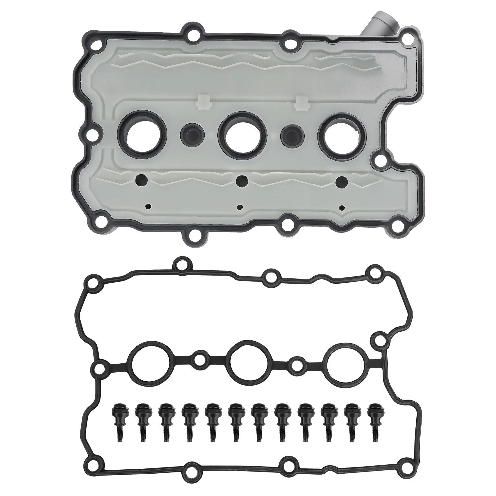 Right Valve Cover Assembly for VW Touareg Audi Q7 3.0L V6 (2011–2019) 06E103472N