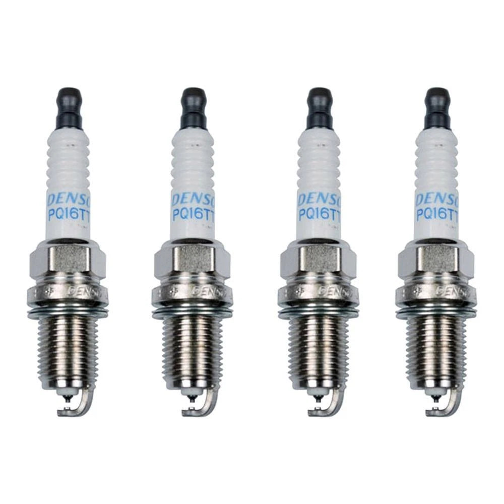 Set of 4 Denso Platinum TT Spark Plugs (Gap 0.040) for