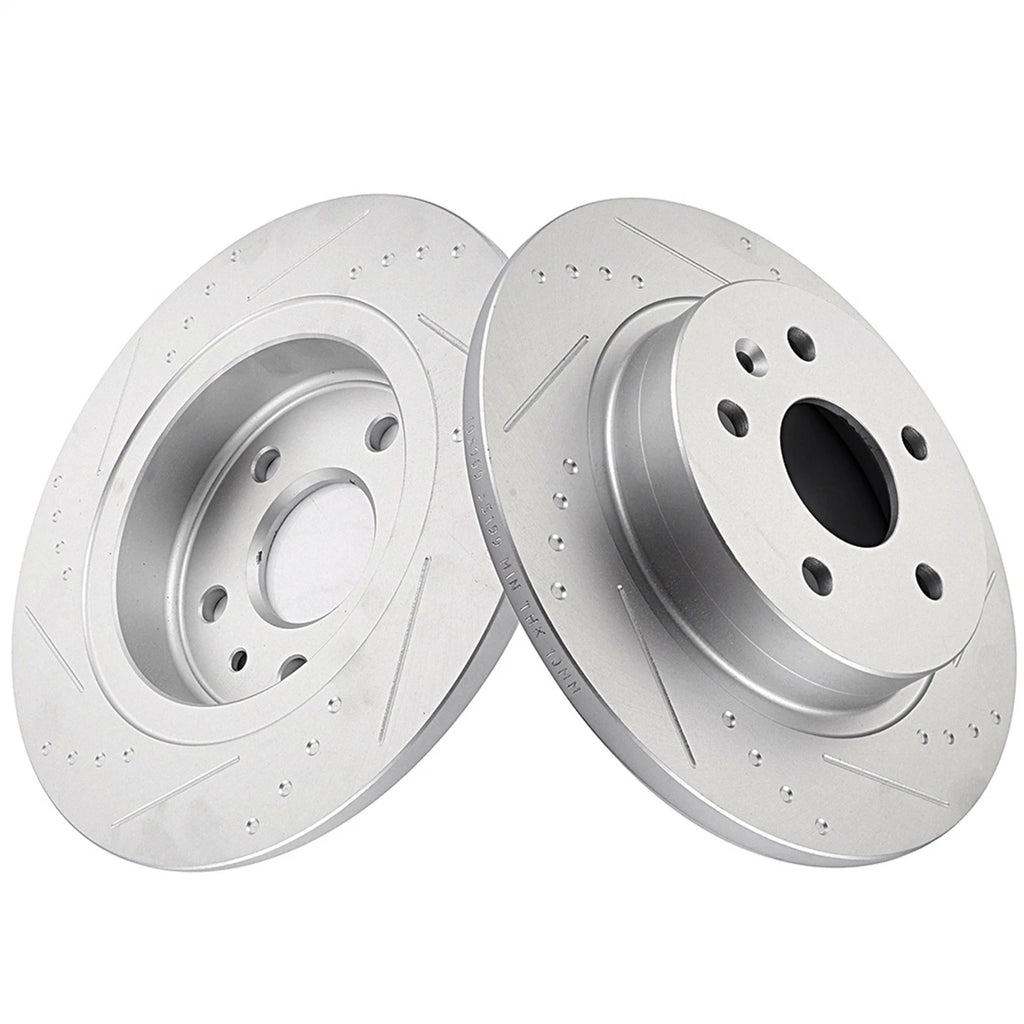 Rear Slotted Brake Rotors for Chevrolet Trax, Cruze, Buick Encore (2011–2019)