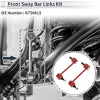 Set of 2 Front Stabilizer Bar Links for Ford Fusion (2010) No.K750415
